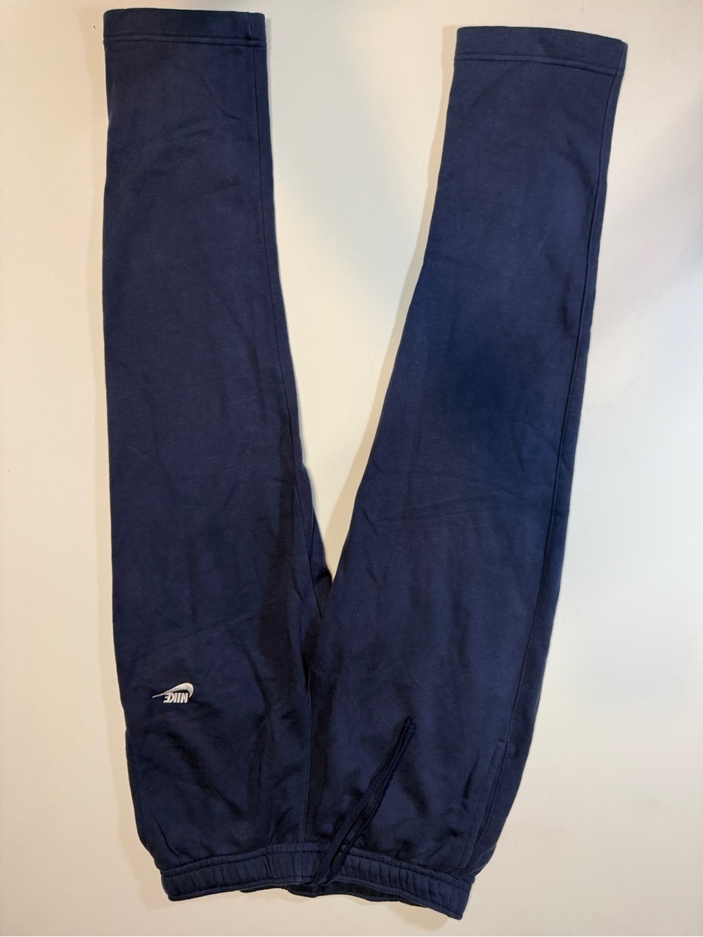 Nike‎ Navy Jogger Sweatpants Size M with White Logo